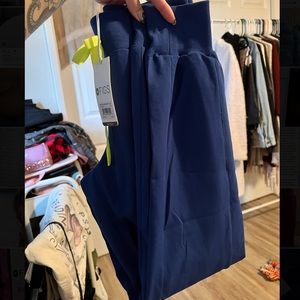 Electric blue Cambridge jogger scrubs